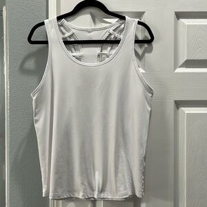 White workout top